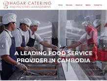 Tablet Screenshot of hagarcatering.com